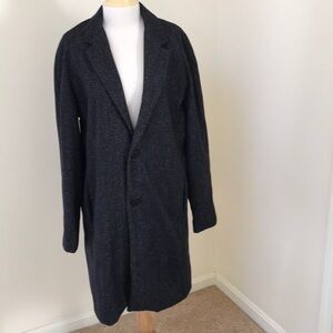 NWT! Bershka medium black combo coat.